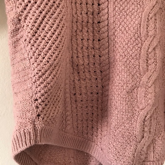 Torrid Pink Purple Sparkle Knit Sweater Top 00 - Picture 3 of 6